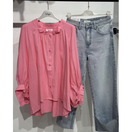 Chemise ample manche chauve souris