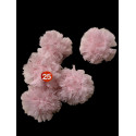 Cinq Boules en tulle rose