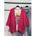 Gilet en coton Rose